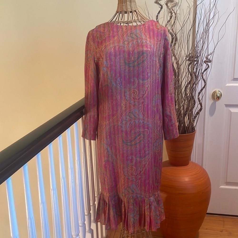 Vintage James Hogan multicolor dress. Made in Usa 🇺🇸